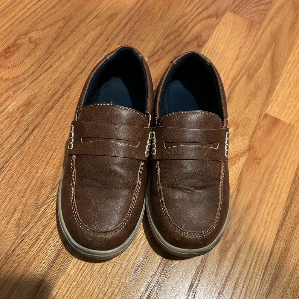 Crown Vintage Brown Dress Shoes Classic Penny Loafers